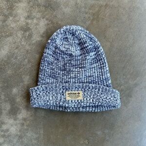 Adidas Heathered Gray Knit Beanie
